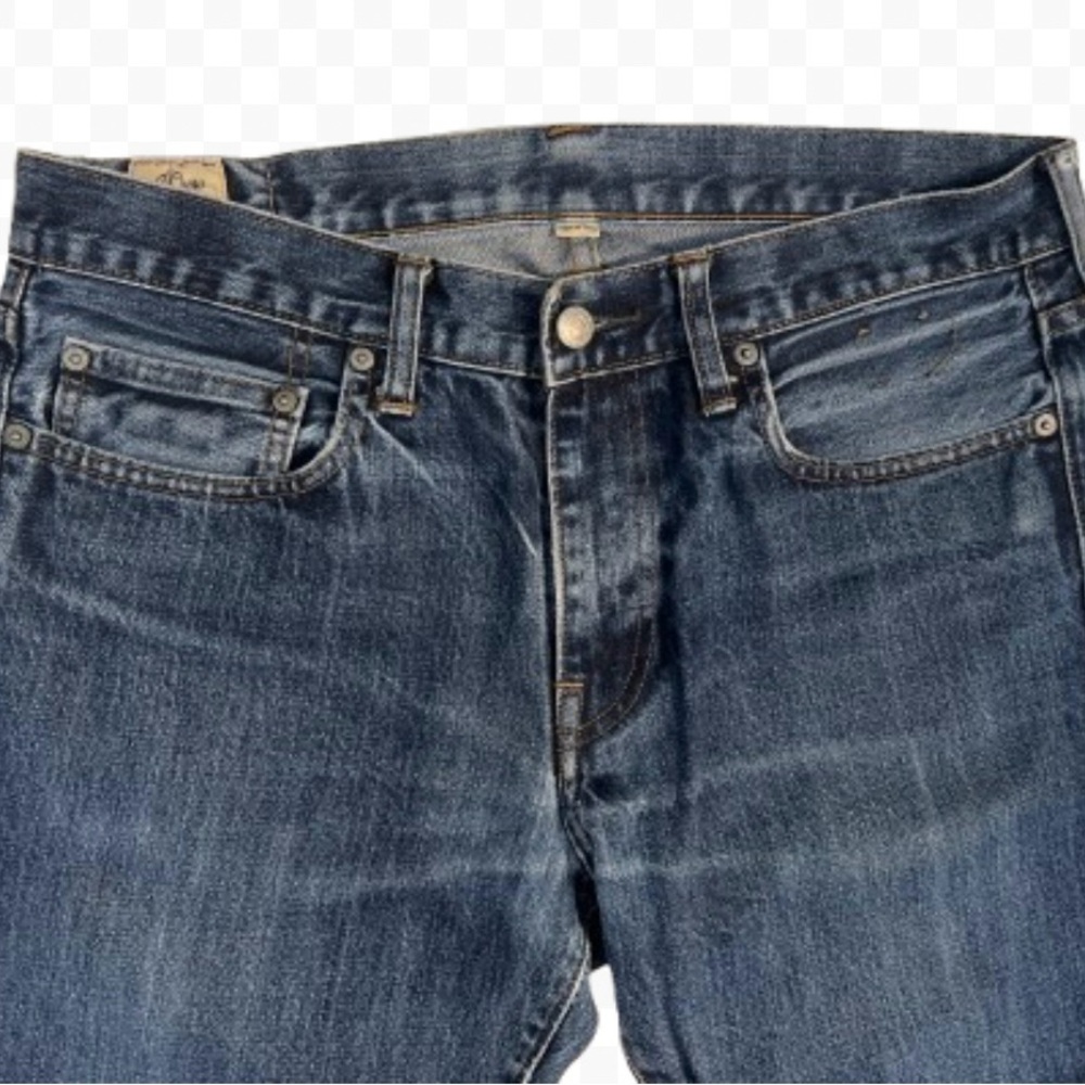 J Crew Kaihara Japanese Denim Men Jeans Style 484 W33 L 32 EUC - Picture 3 of 14